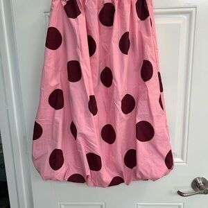 Pink Polka Dot Bubble dress